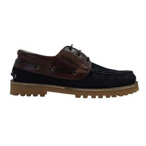 Firetrap Mens Jose Classic Leather Shoes / Navy/Brown